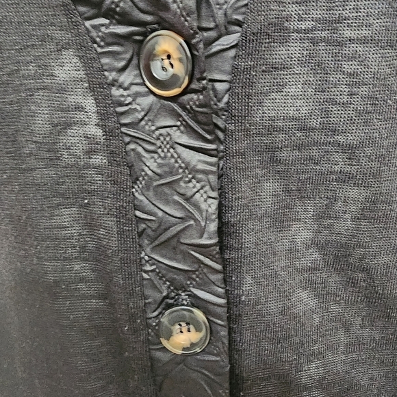 Y&S by Moonlight Black Long Cardigan Size M - Picture 9 of 14